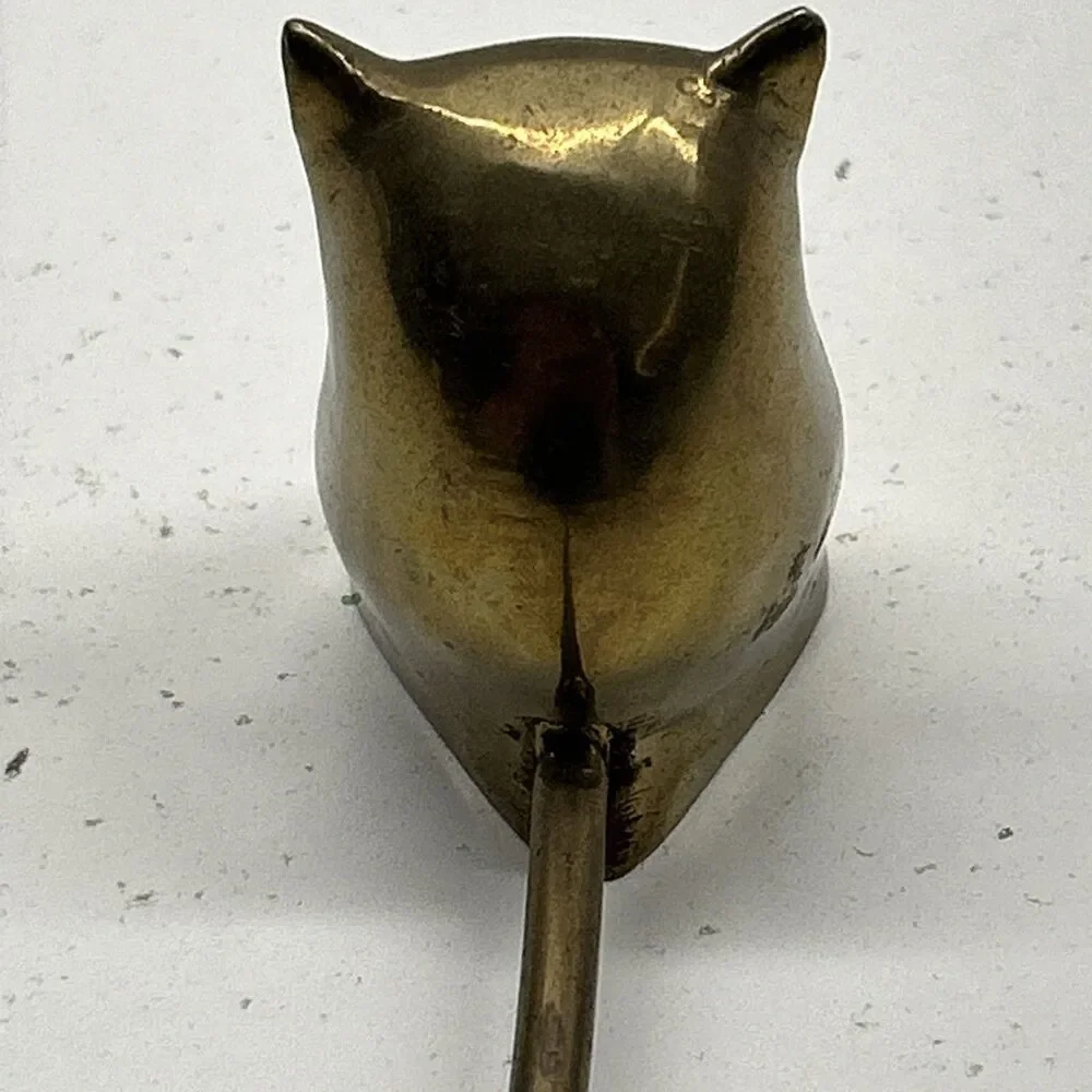 Vintage 1970’s Brass Owl 11 1/2”‎ Candle Snuffer